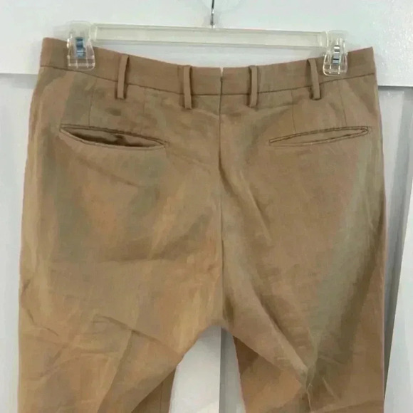 Incotex Men’s Linen Slim fit Trousers tan size 50 - Picture 6 of 12